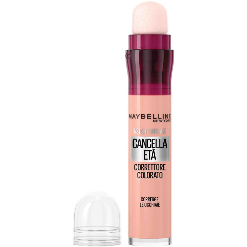 Maybelline New York Multi-Use Concealer Hydrating Concealer with Modular Coverage, Blemishes and Dark Circles Covered, Goji Berries and Haloxyl, Clear Ages, Shades: 02 Nude, 5 ml