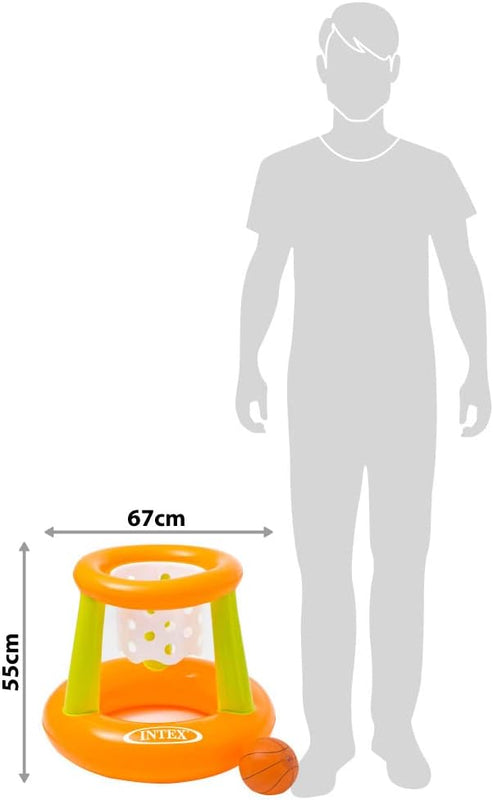 Floating basketball game colors may vary