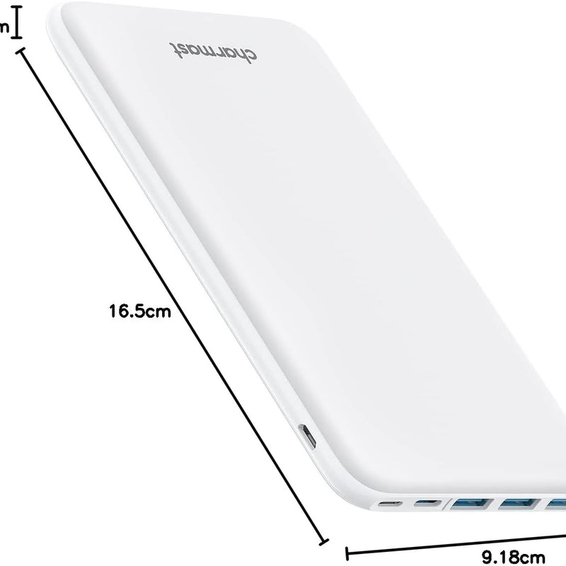 Batterie Externe 26800mAh Power Bank Chargeur Portable Li-polymère Power Bank Slim 4 Sorties et 3 Entrées Compatible avec Smartphone