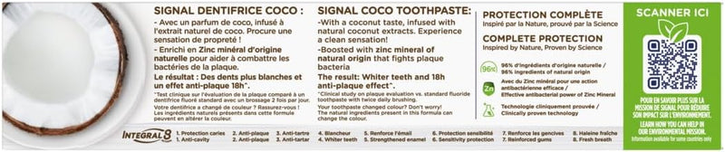 Signal Integral 8 Dentifrice Nature Elements Coco 75ml