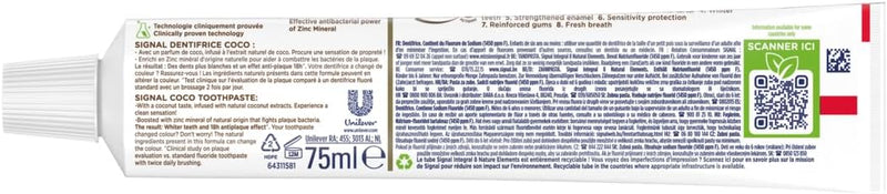 Signal Integral 8 Dentifrice Nature Elements Coco 75ml
