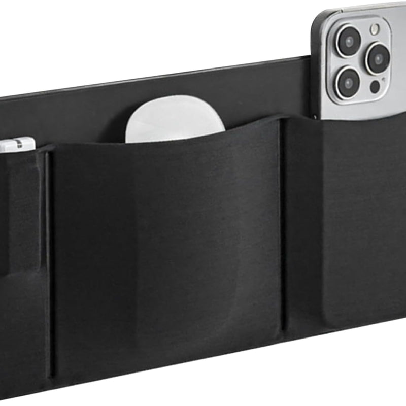 Laptop Accessories, Hard Drive Holder, 10.71x5.12x0.39 inches, Storage Sleeve, 3 Pocket Sticky for Laptop, Cables, USB Drives, Portable, Commuting, Business, Meetings, Library, Home, Office