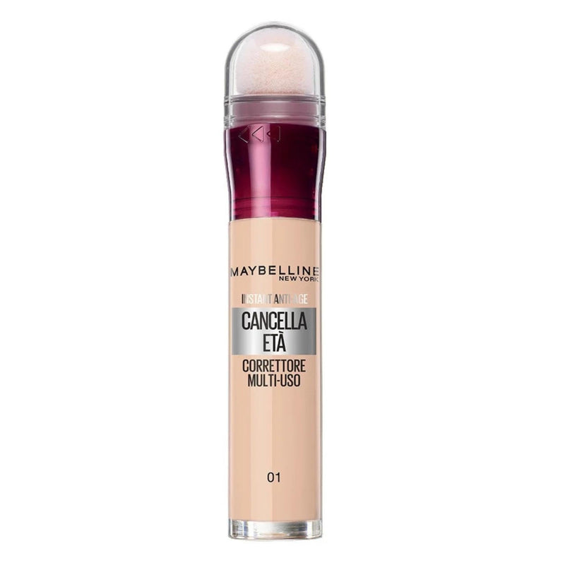 Maybelline New York Multi-Use Concealer Hydrating Concealer with Modular Coverage, Blemishes and Dark Circles Covered, Goji Berries and Haloxyl, Clear Ages, Shades: 02 Nude, 5 ml