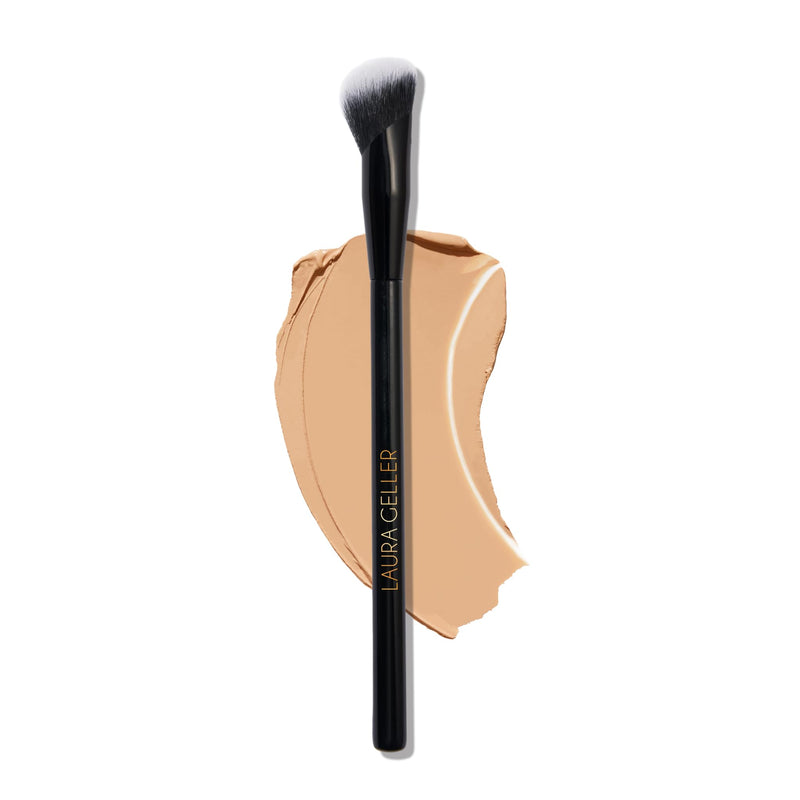 LAURA GELLER NEW YORK Retractable Airbrush Kabuki Brush for All Face Makeup & Foundation for Liquid, Cream and Powder Face Makeup With Aluminum Handle