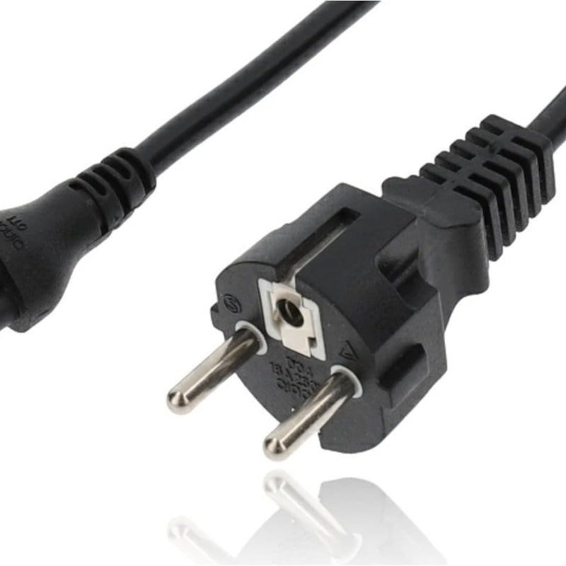 1 pcs Câble d'alimentation 1m 3 pôles pin Cordon pour Dell HP Lenovo ASUS Acer Ordinateur Portable Chargeur TV Imprimante Projecteur Ecran avec Contact de Protection Câble Connecteur en trèfle