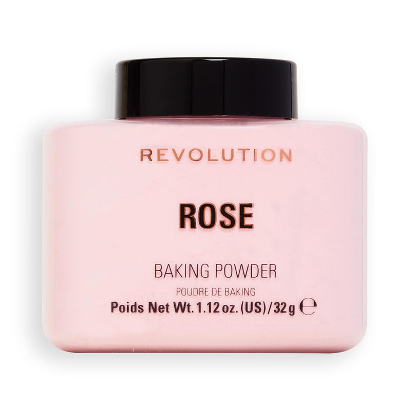 Makeup Revolution Loose Baking Powder, Makeup Wear Extender, Makeup Setting Powder, Banana, for Medium Tones Skin, 32g