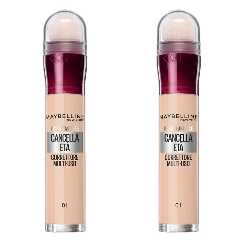 Maybelline New York Multi-Use Concealer Hydrating Concealer with Modular Coverage, Blemishes and Dark Circles Covered, Goji Berries and Haloxyl, Clear Ages, Shades: 02 Nude, 5 ml