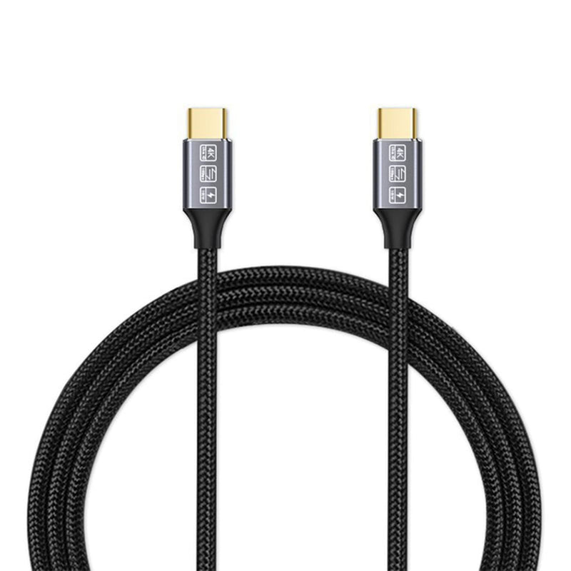 CAKOBLE USB-C to USB-C 3.1 Gen2 Cable 10Gbps Data Transfer, 100W 20V/5A 3.3ft USB Type C PD Fast Charging Cable 4K Video Output Compatible with Thunderbolt 3, MacBook Pro, Galaxy S21 (1M+1M)