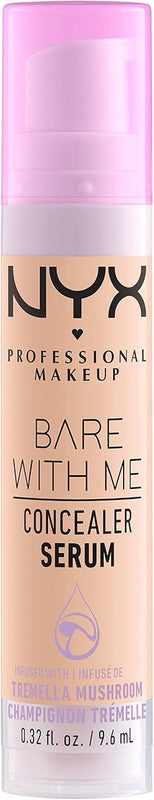 NYX Professional Makeup Bare With Me, Siero Correttore, Naturale, Copertura Media, Vanilla, 9.6ml