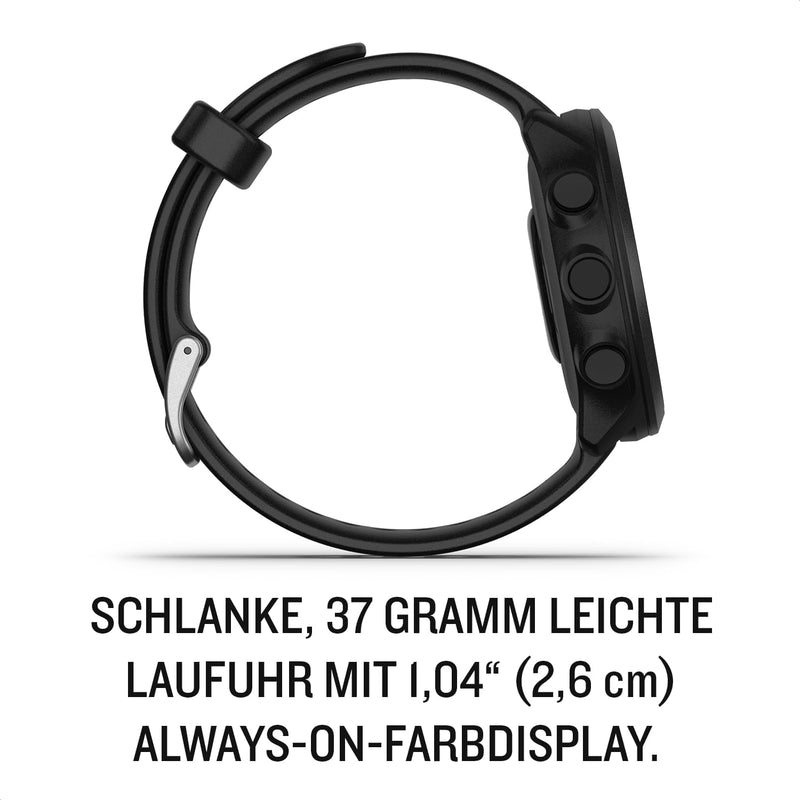 Garmin Forerunner 55 - Multi-Activity Running GPS Watch with Garmin Coach Training and Wrist Cardio - Black, TU EU