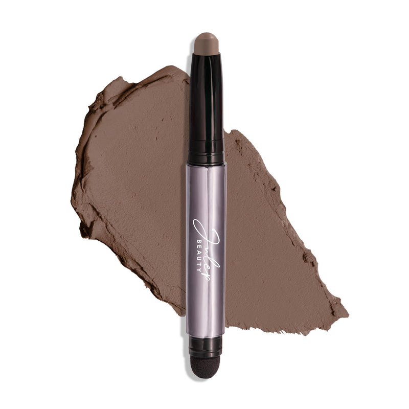 Julep Eyeshadow 101 Crème-to-Powder Eyeshadow Stick (Taupe Matte) Long-Lasting, Waterproof Eye Shadow - Blendable, Crease-Proof with Built-In Smudger