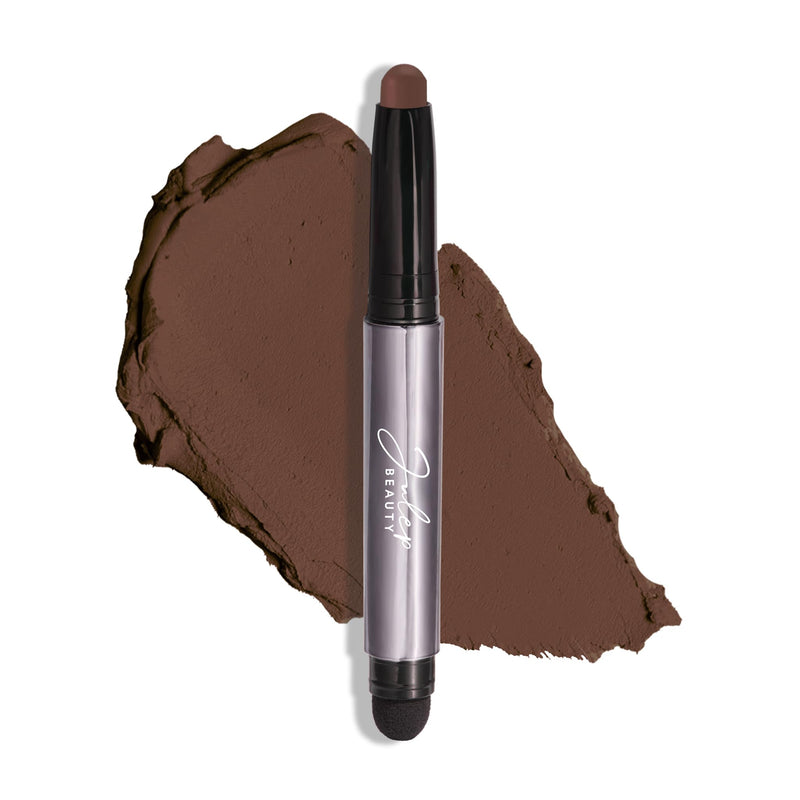 Julep Eyeshadow 101 Crème-to-Powder Eyeshadow Stick (Taupe Matte) Long-Lasting, Waterproof Eye Shadow - Blendable, Crease-Proof with Built-In Smudger