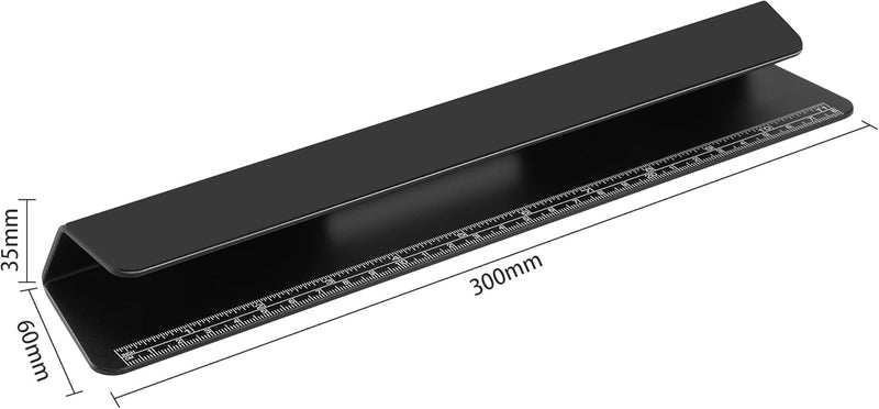 Psitek Laptop Kühlständer Aluminium- Verbesserte Kühlung, Ergonomie, Stabilität und Vielseitigkeit - Kompatibel mit MacBook und Alle Laptop, mit Lineal