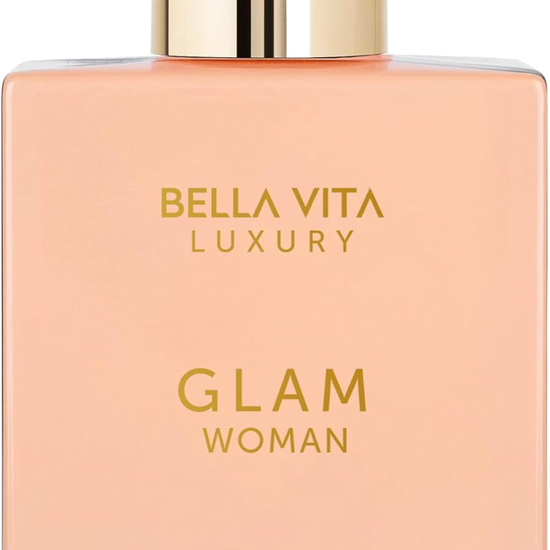 Bellavita Luxury GLAM Perfume for women | Notes of African Orange, Jasmine & Patchouli | Long-Lasting Floral & Woody Fragrance | Premium Perfume Oil imported from France, 100ml