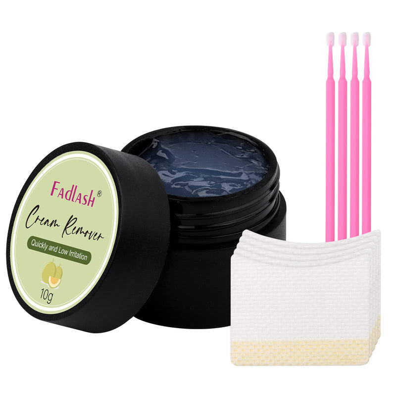 FADLASH Eyelash Extension Remover 10g Lash Extension Remover Dissolves Powerful for Lash Extensions Lash Glue Remover Low Irritation for Sensitive Skin(Rose)