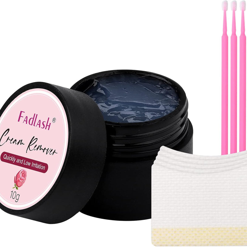 FADLASH Eyelash Extension Remover 10g Lash Extension Remover Dissolves Powerful for Lash Extensions Lash Glue Remover Low Irritation for Sensitive Skin(Rose)