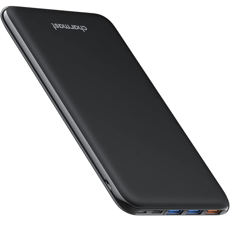 Batterie Externe 26800mAh Power Bank Chargeur Portable Li-polymère Power Bank Slim 4 Sorties et 3 Entrées Compatible avec Smartphone