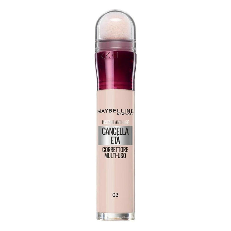 Maybelline New York Multi-Use Concealer Hydrating Concealer with Modular Coverage, Blemishes and Dark Circles Covered, Goji Berries and Haloxyl, Clear Ages, Shades: 02 Nude, 5 ml