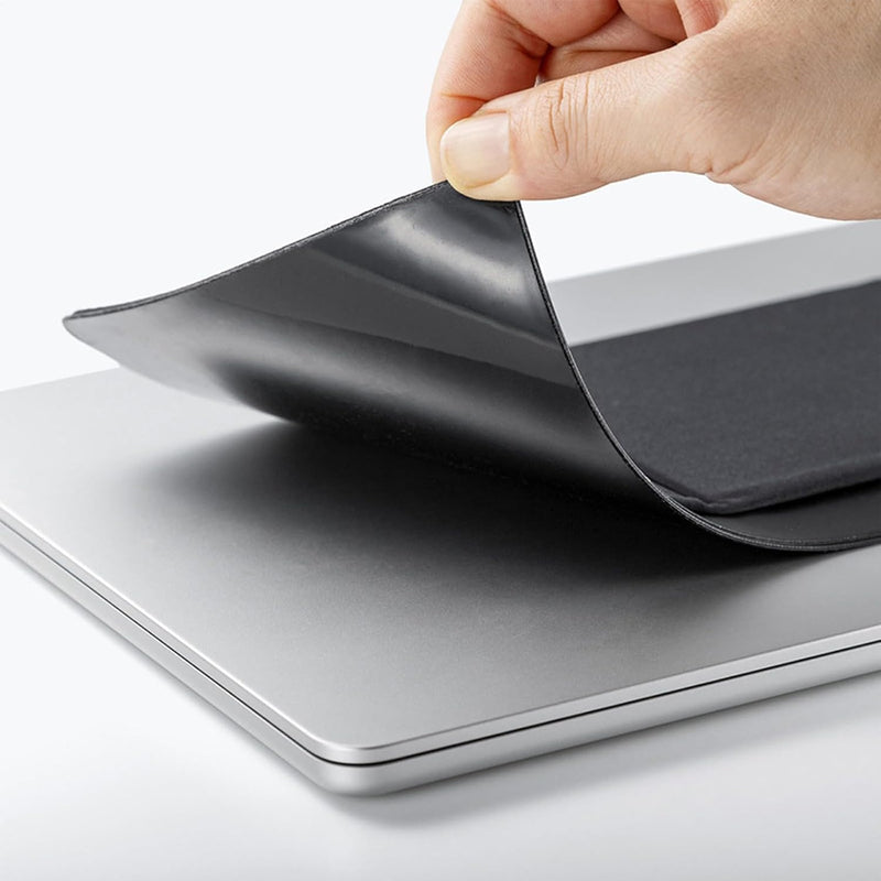 Laptop Accessories, Hard Drive Holder, 10.71x5.12x0.39 inches, Storage Sleeve, 3 Pocket Sticky for Laptop, Cables, USB Drives, Portable, Commuting, Business, Meetings, Library, Home, Office