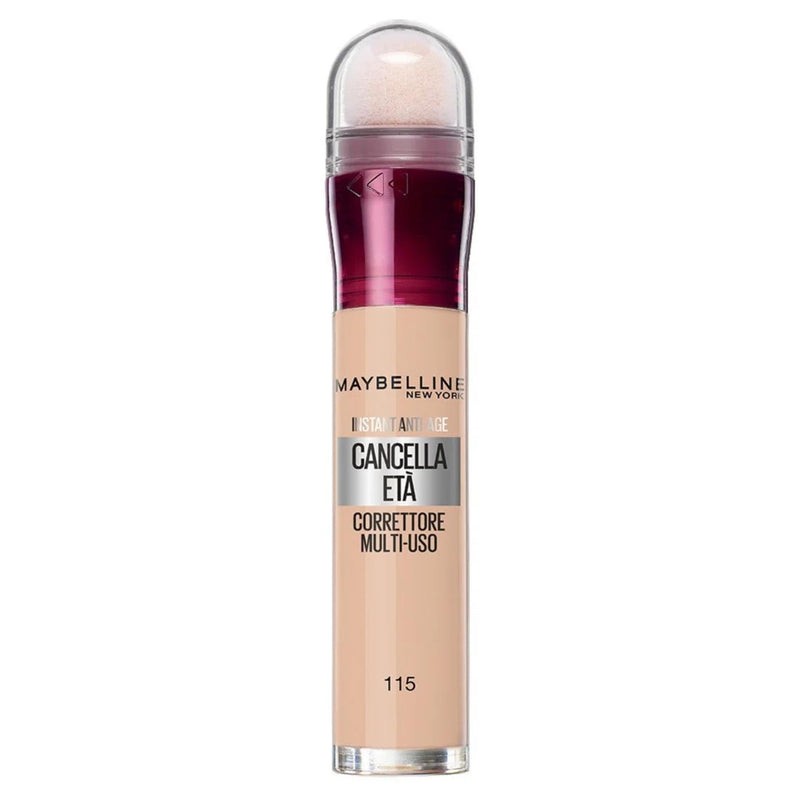 Maybelline New York Multi-Use Concealer Hydrating Concealer with Modular Coverage, Blemishes and Dark Circles Covered, Goji Berries and Haloxyl, Clear Ages, Shades: 02 Nude, 5 ml