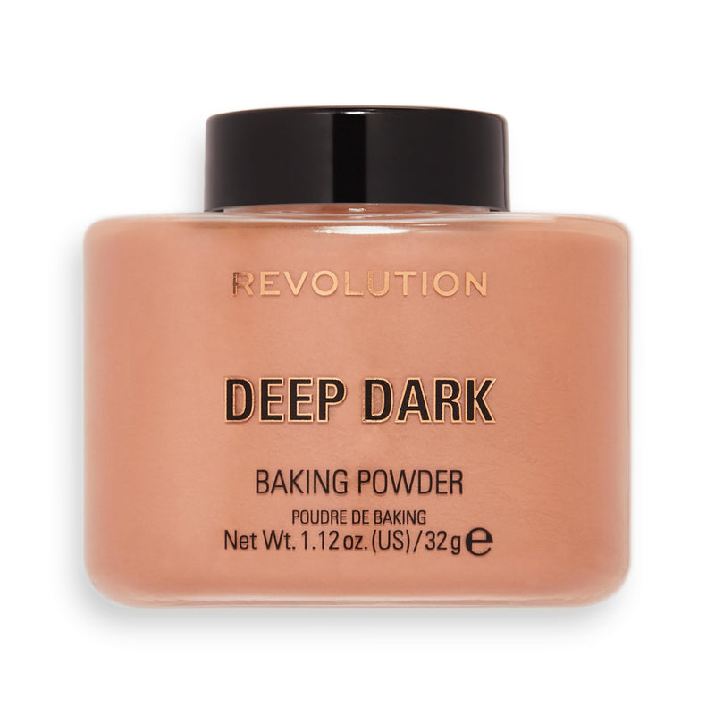 Makeup Revolution Loose Baking Powder, Makeup Wear Extender, Makeup Setting Powder, Banana, for Medium Tones Skin, 32g