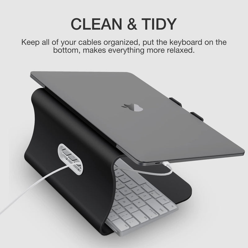 Bestand Support Ordinateur Portable, Support pour MacBook Pro/Air,Dell, HP, Samsung, Lenovo Della 11''-16