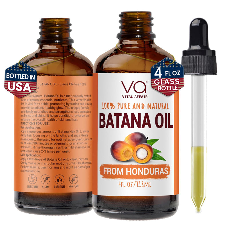 Blend Of Pure Rosemary Oil For Hair Growth With Castor, Batana, Jojoba Oil-Infused With Biotin & Vitamin E-Blend of Effective Hair Oils for Hair Growth-Strengthening Treatment 6 Fl Oz
