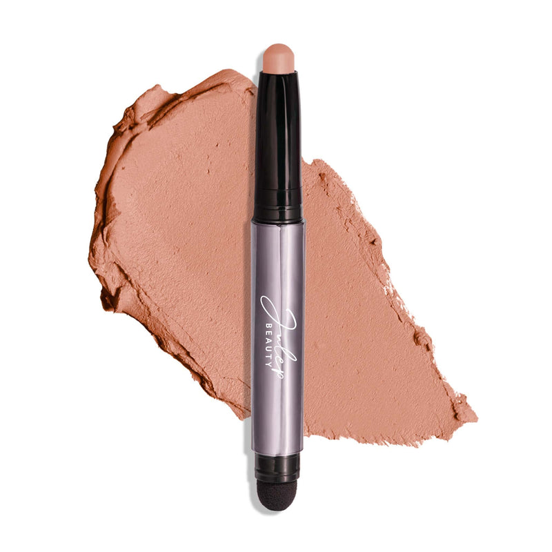 Julep Eyeshadow 101 Crème-to-Powder Eyeshadow Stick (Taupe Matte) Long-Lasting, Waterproof Eye Shadow - Blendable, Crease-Proof with Built-In Smudger