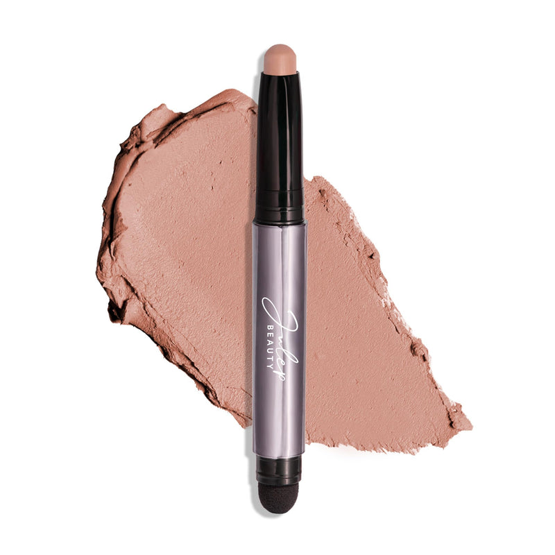 Julep Eyeshadow 101 Crème-to-Powder Eyeshadow Stick (Taupe Matte) Long-Lasting, Waterproof Eye Shadow - Blendable, Crease-Proof with Built-In Smudger