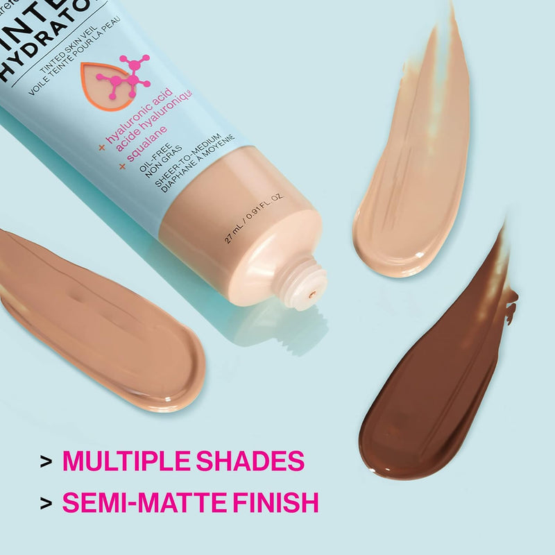 Wet n Wild, Bare Focus Tinted Hydrator, Coloured Moisturizing Face Cream with Hyaluronic Acid and Vegan Squalan, Light Texture, Medium Coverage and Bright Matte Finish, Light Medium