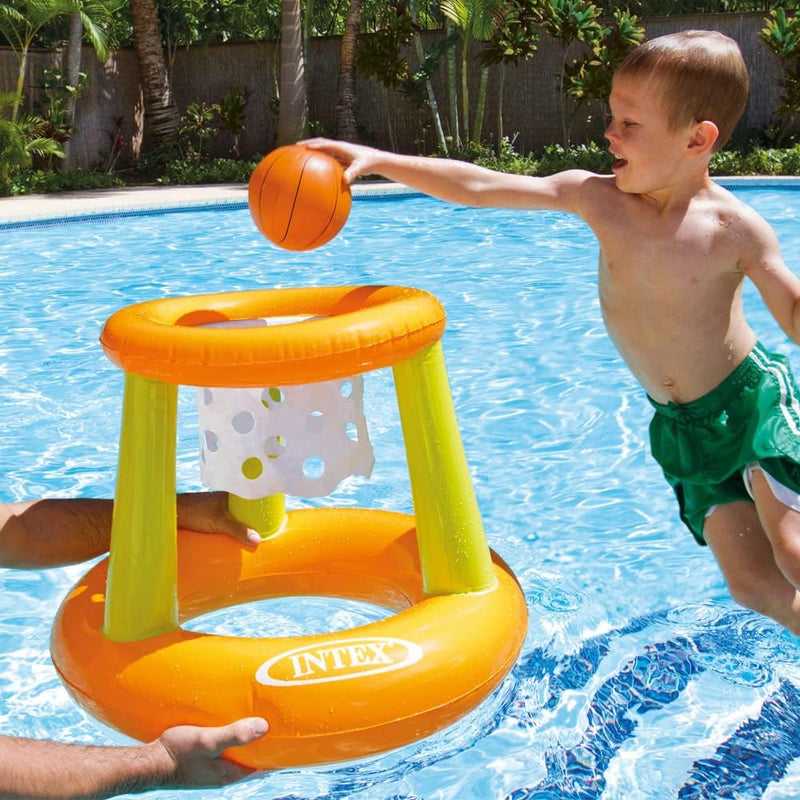 Floating basketball game colors may vary