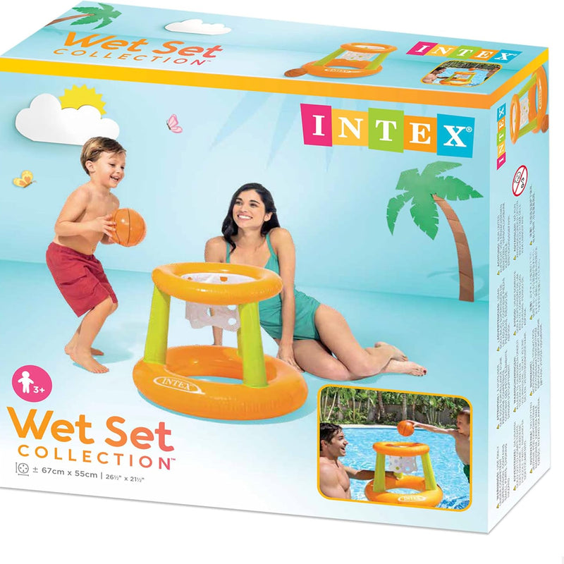 Floating basketball game colors may vary