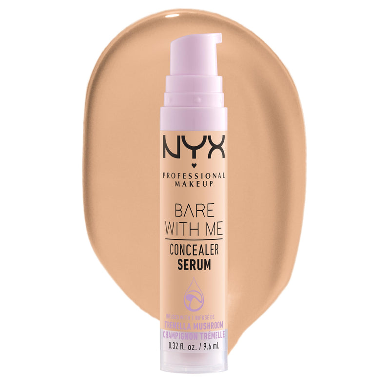 NYX Professional Makeup Bare With Me, Siero Correttore, Naturale, Copertura Media, Vanilla, 9.6ml