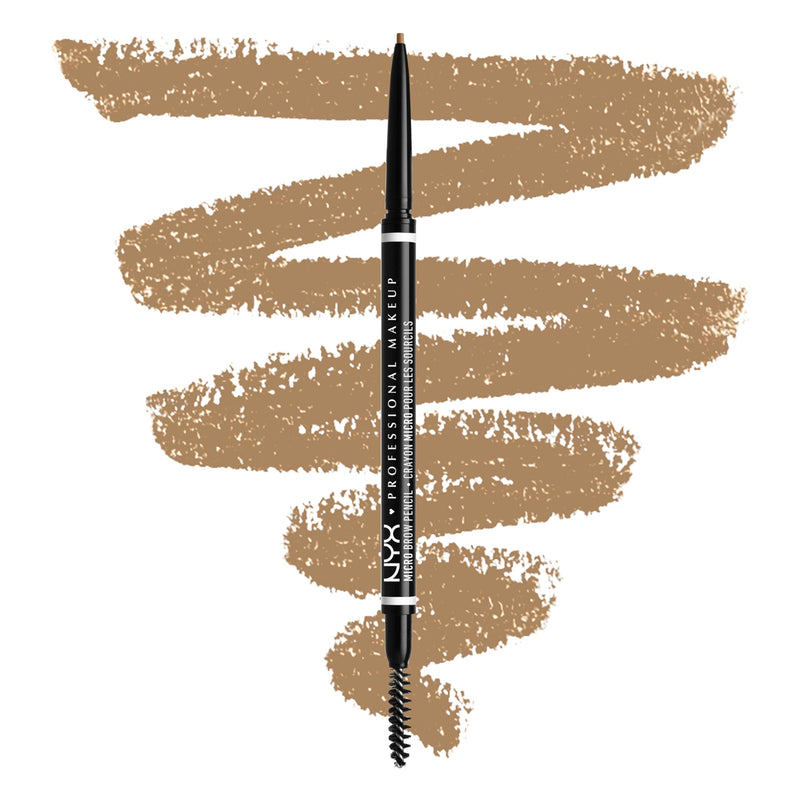 NYX Professional Makeup Eyebrow Pencil, Micro Brow Pencil, Two Sides with Automatic Pencil and Brush, Shades: Espresso
