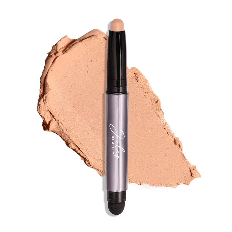 Julep Eyeshadow 101 Crème-to-Powder Eyeshadow Stick (Taupe Matte) Long-Lasting, Waterproof Eye Shadow - Blendable, Crease-Proof with Built-In Smudger
