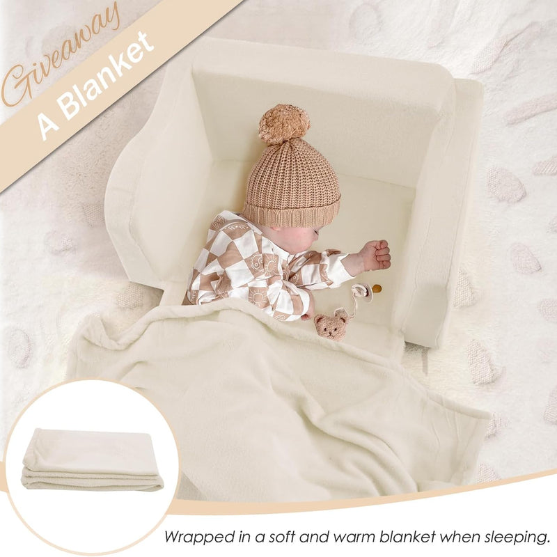 MeMoreCool Canapé pour enfants, chaise longue pliable pour tout-petit, chaise longue pour bébé en mini canapé convertible pour garçons et filles, canapé extensible en mousse confortable pour salle de