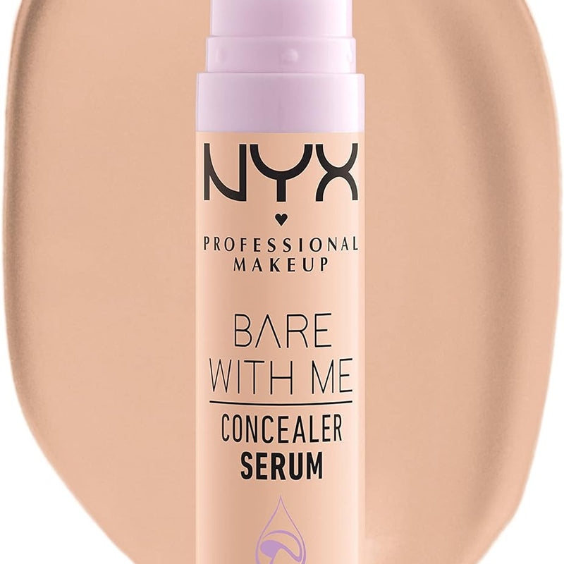 NYX Professional Makeup Bare With Me, Siero Correttore, Naturale, Copertura Media, Vanilla, 9.6ml