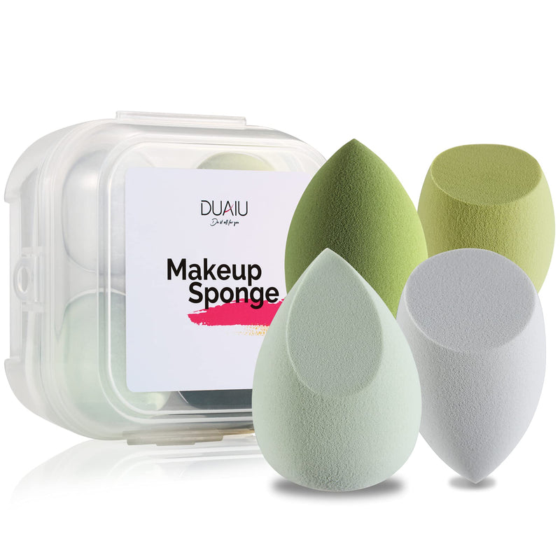 Spugnette trucco FILY DUAIU 4pz Set di Beauty Blender Spugnetta fondotinta on per Fondotinta Liquido Cipria e Crema Make Up
