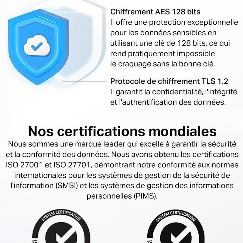 Tapo 2K(3MP) Caméra Surveillance WiFi intérieure 360° C210, Vision nocturne, Notifications en temps réel, Détection de personne, Suivi de mouvement, Télécommande, Compatible avec Alexa