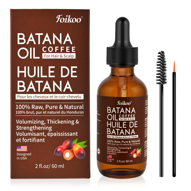 Batana Oil for Hair Growth Dr Sebi Organic, 100% Raw Pure & Natural Botana Oil from Honduras, Deeply Nourishing Scalp for Hair Thicker and Stronger