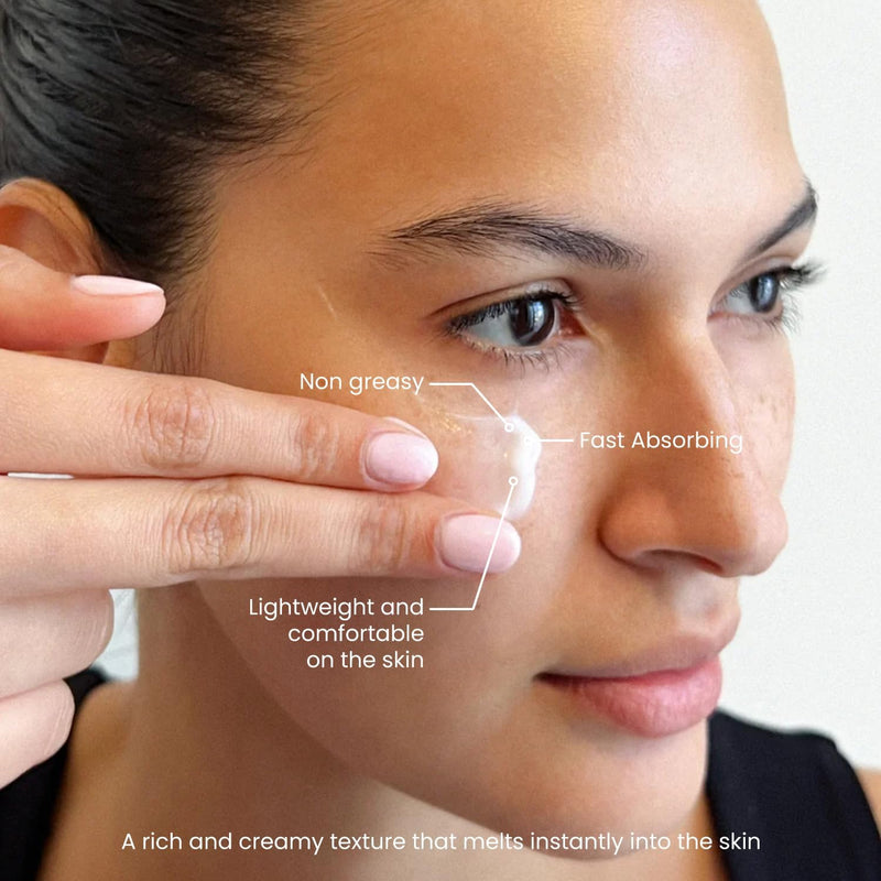Retinol Face Cream with Hyaluronic Acid & Vitamin E – Anti-Wrinkle Firming Night Cream - Hydrating Night Moisturiser to Reduce Lines and Wrinkles. For Sensitive Skin, 50ml