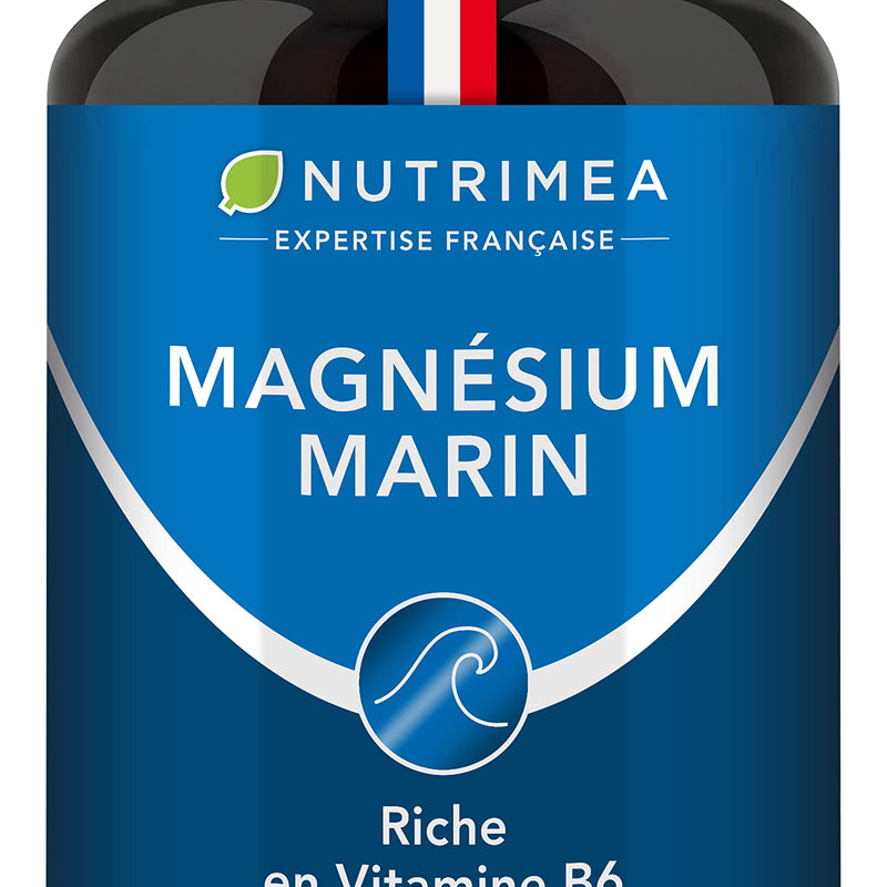 Magnésium Bisglycinate + Vitamine B6 - Sommeil, Stress, Fatigue - Absorption Maximale & Assimilation Facilitée - 90 Gélules Vegan - Nutrimea - Fabriqué en France