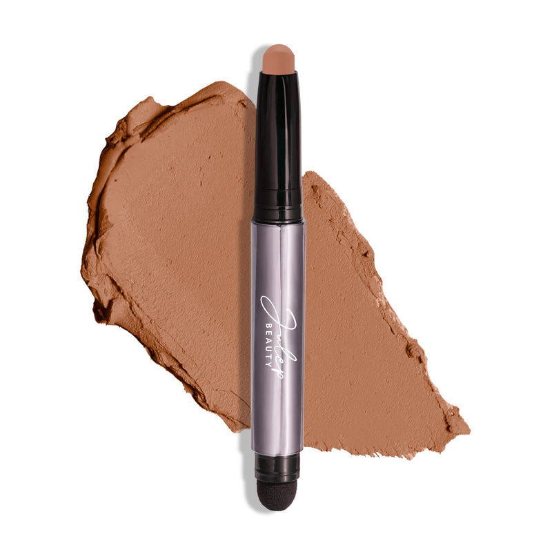 Julep Eyeshadow 101 Crème-to-Powder Eyeshadow Stick (Taupe Matte) Long-Lasting, Waterproof Eye Shadow - Blendable, Crease-Proof with Built-In Smudger