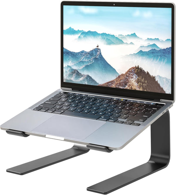 BONTEC Support Ordinateur Portable, Support Ergonomique pour PC Portable pour Bureau, Support Laptop Compatible avec Les Ordinateurs Portables de 10-17.3