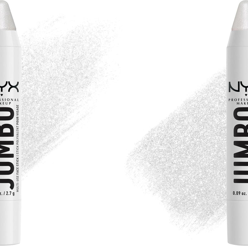 NYX Professional Makeup Multi-Use Brightening Face Pencil, Creamy Texture with Jojoba Oil and Shine Finish, Jumbo Highlighter Stick, Vanilla Ice Cream Shade