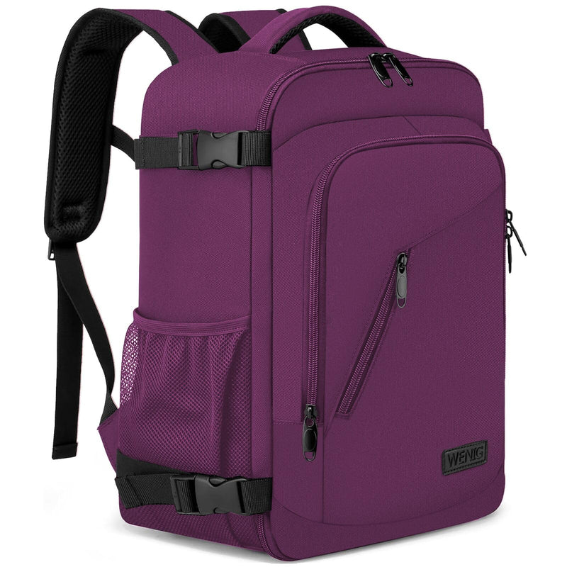 Luggage Cabin Backpack Travel Cabin Airplane Under Seat Hand Luggage Small Travel Bag, Light Purple, Vacation