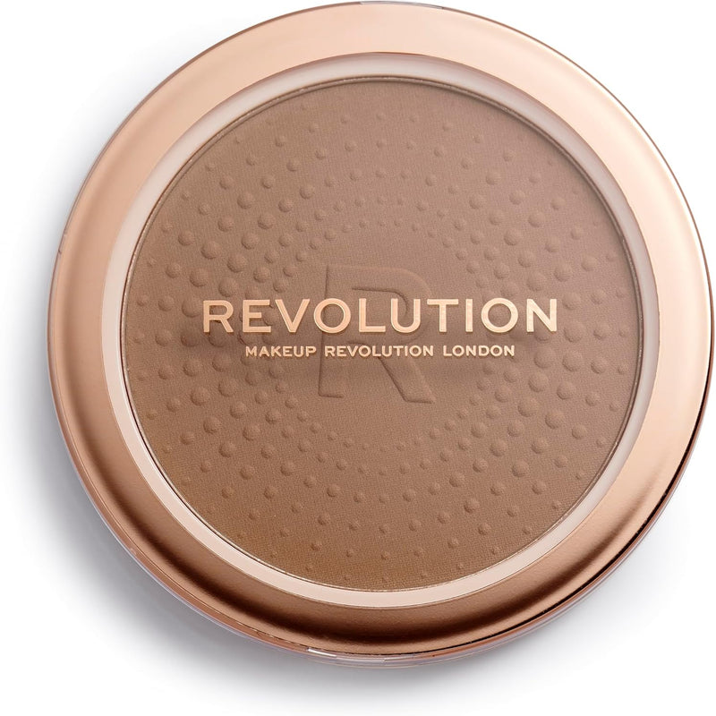 REVOLUTION BEAUTY, Mega Bronzer in Polvere, Opaco 0 - Cool, Brown