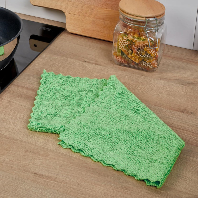 Spontex Microfibre Collection | Multi-Purpose Microfibre | 8 Microfibre Cleaning Cloths