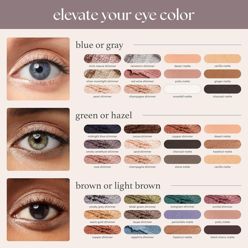 Julep Eyeshadow 101 Crème-to-Powder Eyeshadow Stick (Taupe Matte) Long-Lasting, Waterproof Eye Shadow - Blendable, Crease-Proof with Built-In Smudger