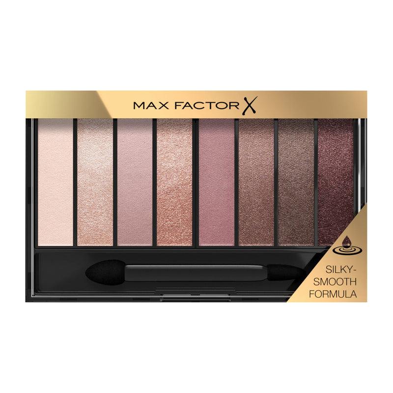 Max Factor Masterpiece Nude Palette, 8 Intense Colour Eyeshadows, Creamy Shadows, 3 Finish, Cappuccino Nudes